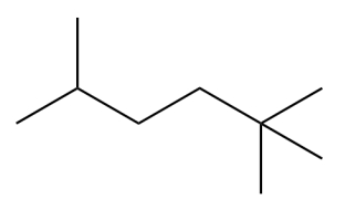 Consider the compound. This compound is a constitutional isomer of which unbranched alkane?   