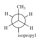 Which is a correct Newman projection of 3-methylpentane? A)      B)      C)     