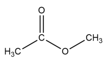 Consider the structure of methyl acetate. Draw an alcohol that is a constitutional isomer. It may contain other functional groups. ​    ​