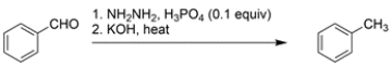 Provide detailed, arrow-pushing mechanisms for the two-step transformation. Show all reactive intermediates, and all proton transfer steps. (It is not necessary to show every resonance structure for intermediates.)   