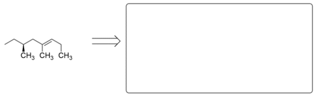 These two alkenes were prepared by Wittig reactions. In the corresponding box show one set of the carbonyl and ylide reaction partners that would make each alkene. There may be more than one correct answer; just show one. Remember the general form for an ylide is Ph<sub>3</sub>P=CR<sub>2</sub>. ​a.     ​ b.    