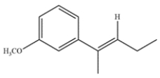 Outline an alkene metathesis reaction that would give this compound as the major product.   