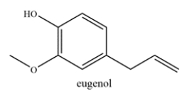 Consider the structure of eugenol, which is commonly found in essential oils and is used in perfumes.   Which statement is true? A)  Eugenol contains an allylic carbon and no benzylic carbons. B)  Eugenol contains a benzylic carbon and no allylic carbons. C)  Eugenol contains both an allylic and a benzylic carbon. D)  Eugenol does not contain an allylic nor a benzylic carbon.