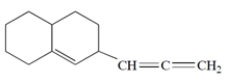 Circle the sp<sup>2</sup>-hybridized carbons in the structure.   