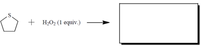 Draw the missing organic product.   