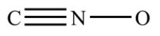 Complete the structure for the cyanate ion by adding unshared electron pairs and formal charges. Every atom has an octet, and the overall charge on the ion is −1.    ​