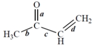 Of the bonds marked, which bond is the shortest?   