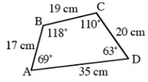 What would you have to do to determine whether another quadrilateral EFGH (not shown) is similar to ABCD in the figure?  <div style=padding-top: 35px> 
