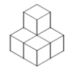 <strong>Consider the shape in the figure, made of centimeter cubes glued together face to face. What is the volume of the shape, in cubic centimeters?  </strong> A) 11 B) 10 C) 8 D) 6 E) 5 <div style=padding-top: 35px> 