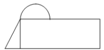 A) Add to the following design so that it has a reflection symmetry. Draw in the line of symmetry.    B) Now add to the original design so that it has a rotational symmetry. Show the center of rotation.   