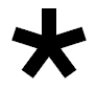 For each figure, draw in all lines of reflection symmetry. If the figure has no lines of symmetry, write  none.  A)     B)     C)   