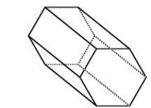 Consider the following right regular hexagonal prism.    A) How many reflection symmetries does the figure have? B) How many rotational symmetries does the figure have?