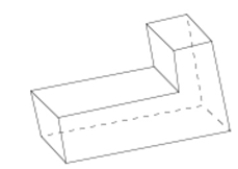 What is the name of the shape below?   A)  polyhedron B)  eight-gon C)  hexagonal prism D)  octahedron E)  L-pyramid
