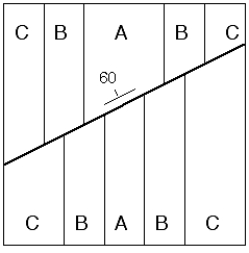 Units A, B, and C are sedimentary rocks; unit A is the oldest and unit C is the youngest. The sedimentary rocks are cut by a fault, indicated by the bold line. The fault dips 60° to the northwest as shown by the strike and dip symbol.    -Which way do the sedimentary layers dip? A)  toward the east B)  toward the center C)  toward the west D)  toward the east and west