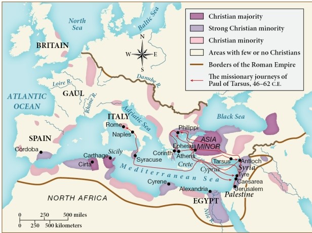 <strong>In which of the following regions or cities would Christians have most likely faced intolerance or persecution in the late third century C.E.? ​   ​</strong> A) Cirta B) Carthage C) Asia Minor D) Gaul <div style=padding-top: 35px> 