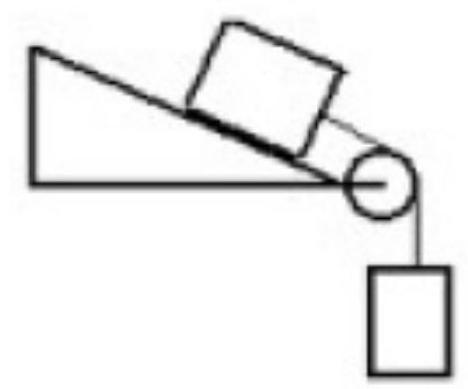   Two masses are connected by a string which passes over a pulley with negligible mass and friction. One mass hangs vertically and one mass slides on a horizontal surface. The horizontal surface has a coefficient of kinetic friction of 0.200 . The vertically hanging mass is  3.00 \mathrm{~kg}  and the mass on the horizontal surface is  3.00 \mathrm{~kg} . The magnitude of the acceleration of the vertically hanging mass is (the initial velocity of the horizontal mass is to the right)    A)   2.00 \mathrm{~m} / \mathrm{s}^{2} . B)   4.02 \mathrm{~m} / \mathrm{s}^{2} . C)   7.16 \mathrm{~m} / \mathrm{s}^{2} . D)   5.88 \mathrm{~m} / \mathrm{s}^{2} . E)   3.53 \mathrm{~m} / \mathrm{s}^{2} . 
