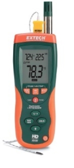 What is this apparatus used to measure?   A)  It is a lightning detector to detect lightning and the level of activity of the storm and its approximate distance. B)  It is a thermometer to measure rectal temperature. C)  It is a temperature gun to determine ambient temperature. D)  It is a digital psychrometer used to determine wet-bulb globe Temperature heat index. E)  It is a sling psychrometer used to determine wet-bulb temperature.