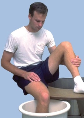 Which of the following illustrations represents the type of massage technique that is used in conjunction with cupping to bring about a varied stimulation of the sensory nerves over heavy muscle areas? A)    B)    C)    D)    E)   