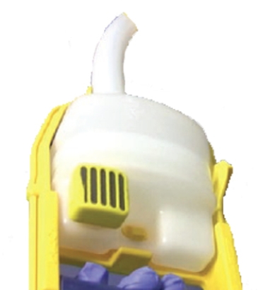 What is this airway adjunct device in the figure? A) OPA B) NPA C) Suction device D) Supraglottic airway E) King-Devick device