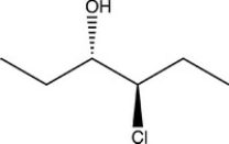 <strong>Give the IUPAC name for the following compound:  </strong> A) (3S,4R)-4-chloro-3-hexanol B) (3S,4S)-4-chloro-3-hexanol C) (3R,4S)-4-chloro-3-hexanol D) (3R,4R)-4-chloro-3-hexanol <div style=padding-top: 35px> 
