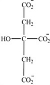 Which intermediate in the citric acid cycle contains two chirality centers? A)     B)     C)     D)    