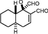 Evaluate the following statement: The terpene structure shown is a hydrolysable lipid.   A)  True, because it contains an alcohol functional group. B)  False, because there is too much steric repulsion from the alcohol and aldehyde moieties. C)  True, because there are three polar groups and only 12 total carbon atoms. D)  False, because alcohol and aldehyde moieties are not hydrolysable.