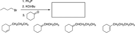 <strong>What is the product of the following reaction? </strong> A) IV B) I C) II D) III