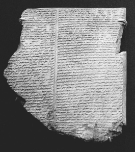 What is the name given to the script employed on this tablet?   A) Hieroglyphs B) Abjad C) Proto-alphabetic D) Cuneiform