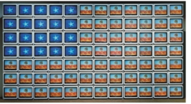     Nam June Paik's Video Flag Z (figure 8.37) used videos displayed on old-fashioned TV sets, and Tony Oursler's exhibition at the Lehmann Maupin Gallery in New York (figure 8.38) used videos of people's eyes and mouths inserted into sculptures. Discuss what other ways video artists might want to present their work and why. Give examples.