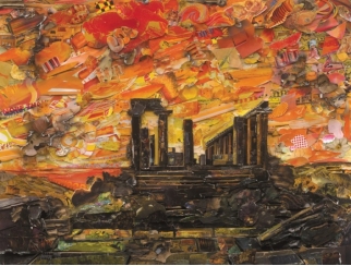     Artists like Brazilians Vik Muniz (who created Temple of Juno in Agrigento, after Casper David Friedrich, figure 21.25A)  and Ernesto Neto (who created Anthropodino, figure 21.26A)  are typical of the globalization and diversity in art because they: A)  Reference diverse identities B)  Reject a story of art C)  Defy stereotypes D)  Address social issues