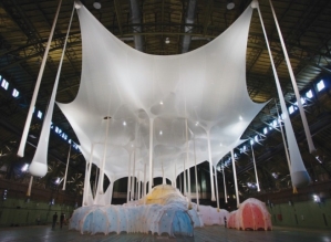     Artists like Brazilians Vik Muniz (who created Temple of Juno in Agrigento, after Casper David Friedrich, figure 21.25A)  and Ernesto Neto (who created Anthropodino, figure 21.26A)  are typical of the globalization and diversity in art because they: A)  Reference diverse identities B)  Reject a story of art C)  Defy stereotypes D)  Address social issues