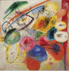     and contrast Vassily Kandinsky's Blank Lines (figure 20.10) and Jackson Pollock's Number 1, 1949 (figure 20.31) in terms of subject matter, form, content, and technique. How are the works similar? How are they different? Give specific examples.