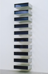   Even though a work of art like Donald Judd's Untitled (figure 2.29)  was intended to have no meaning, function, or illusion, why might we still consider it to have meaning? A)  The context might change B)  We may see it as original C)  We perceive things in our own way because of who we are D)  Both the artist and viewer need to communicate