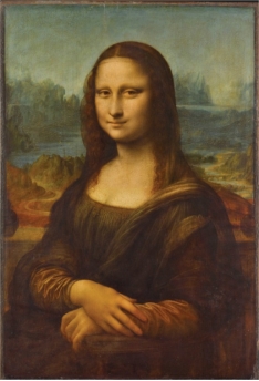   Popular works of art, like Leonardo da Vinci's Mona Lisa (figure 2.19) , can be seen on T-shirts, tote bags, and phone cases. They are often re-mixed and used by other artists. This is a good example of how art is a central part of our lives because: A)  Art is everywhere B)  Art is a characteristically human endeavour C)  Art is a sensation to which we are drawn D)  All of these