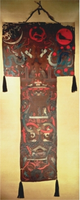     The banner from the Tomb of Lady Dai (figure 18.19)  and the royal crown from the Gold Crown Tomb (figure 18.20)  show that __________ was important in early art in China and Korea. A)  Shamanism B)  A need to express power C)  An interest in honoring the dead D)  An ornamented surface