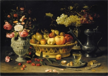   Appealing secular paintings like Clara Peeters's Still Life with Fruit and Flowers (figure 15.37)  is typical of the Baroque in the Dutch Republic because the Republic: A)  Was Catholic and used Baroque style B)  Lacked an absolute monarch but wanted to attract elite patrons C)  Was Protestant and had an open art market D)  Had an open art market and imported many works of art