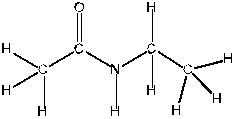 The functional group present in the following molecule is called:   A)  Amine B)  Ketone C)  Amide D)  Ester E)  Acid