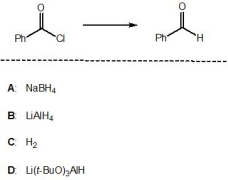 Which of the following reagents, A-D, is a suitable reagent for the following transformation?   A)  A B)  B C)  C D)  D