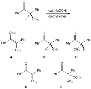 For the following reaction, pick out the products. Please select all that apply.   A)  A B)  B C)  C D)  D E)  E