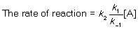 <strong>In the following reaction sequence the first step is reversible.     and k<sub>2</sub> is small relative to k<sub>1</sub> and k<sub>-1</sub>. Select all that apply.</strong> A)   where K<sub>c</sub> is the equilibrium constant. B) The rate-determining step is step two:   . C)   . D)   . <div style=padding-top: 35px> 