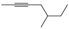 What is the IUPAC name for:   A)  5-ethylhex-2-yne B)  2-ethylhex-4-yne C)  3-methylhept-5-yne D)  5-methylhept-2-yne