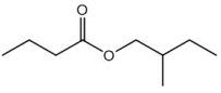 The correct IUPAC name for the following molecule is:   A)  2-methylbutyl butanoate B)  2-methylbutyl propanoate C)  2-ethylpropyl butanoate D)  butyl butanoate