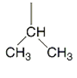 Match the following structural formulae of amino acid side chains with the correct names of the amino acids that possess them. -Serine A)    B)    C)    D)    E)    F)   