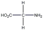 How many moles are there in 121.6 g of glycine?   A)  1.6 mol B)  0.625 mol C)  121.6 mol D)  8.76 <font face= symbol ></font> 10<sup>3</sup> mol E)  76 mol