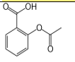 Which of the following common drugs acts as a Brønsted-Lowry base? A)    B)    C)    D)   