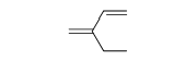 Choose the correct chemical formula in the following molecule.   A)  C<sub>6</sub>H<sub>8</sub> B)  C<sub>6</sub>H<sub>9</sub> C)  C<sub>6</sub>H<sub>10</sub> D)  C<sub>5</sub>H<sub>10</sub> E)  C<sub>5</sub>H<sub>12</sub>