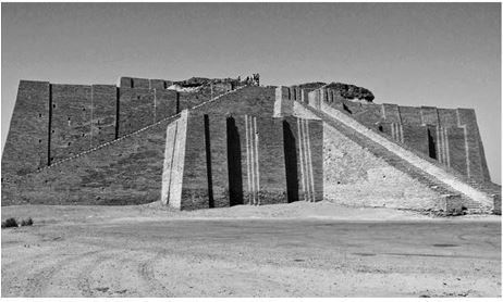   What is the name of this structure? A)  tel B)  ziggurat C)  cenotaph D)  menhir