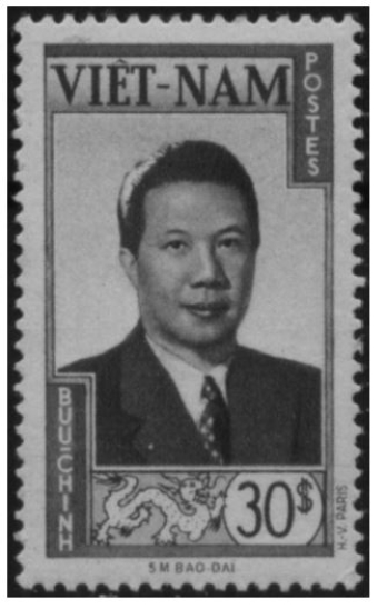   -Looking at the image  Emperor Bao Dai  which of these is represented? A)  the mission civilisatrice B)  the policy of containment C)  the persistence of Vietnamese traditions D)  Vietnamese nationalism