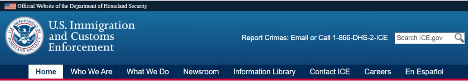 <strong>Below are screen shots of the main navigation bar of the U.S. Immigration and Customs Enforcement ( HYPERLINK https://www.ice.gov/ https://www.ice.gov/). Image 1 is the English version, and image 2 is the Spanish (español) version of the same website. What unethical communicative practice could the U.S. government be in violation of? </strong> A) Promotion of prejudice. B) Stealing copyright material. C) Displaying misleading figures. D) Displaying too many illustrations.