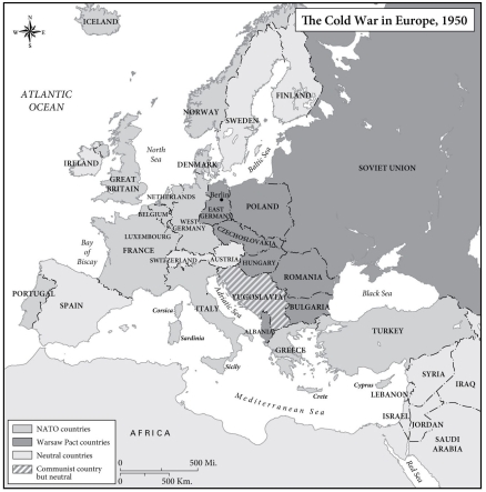   -Warsaw Pact countries are those allied with A)  The North Atlantic Treaty Organization B)  The United States C)  The Soviet Union D)  No one-those were the neutral countries